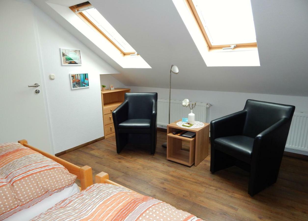 Pension Am Burgwall Wißmar Exterior foto